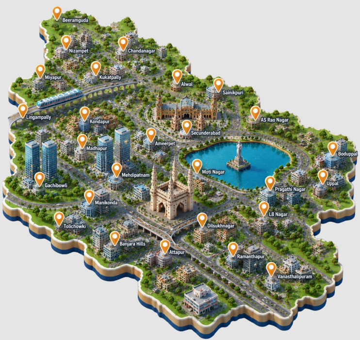 Hyderabad Map