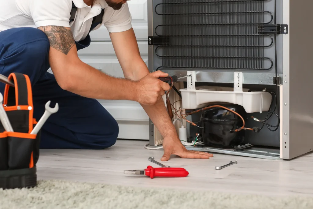 Professional Non-Inverter Refrigerator Inspection Service - Expert Diagnosis and Repair for Non-Inverter Fridge Compressor, Gas Charging by FX Engineering Certified Technicians