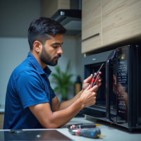Microwave Mechanical Repair - Component Replacement Service - Turntable Not Spinning Fix