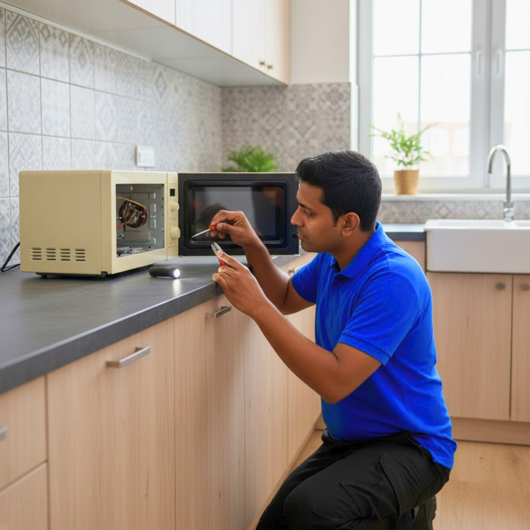 Microwave Sparking & Burning Smell Repair - FX Recare