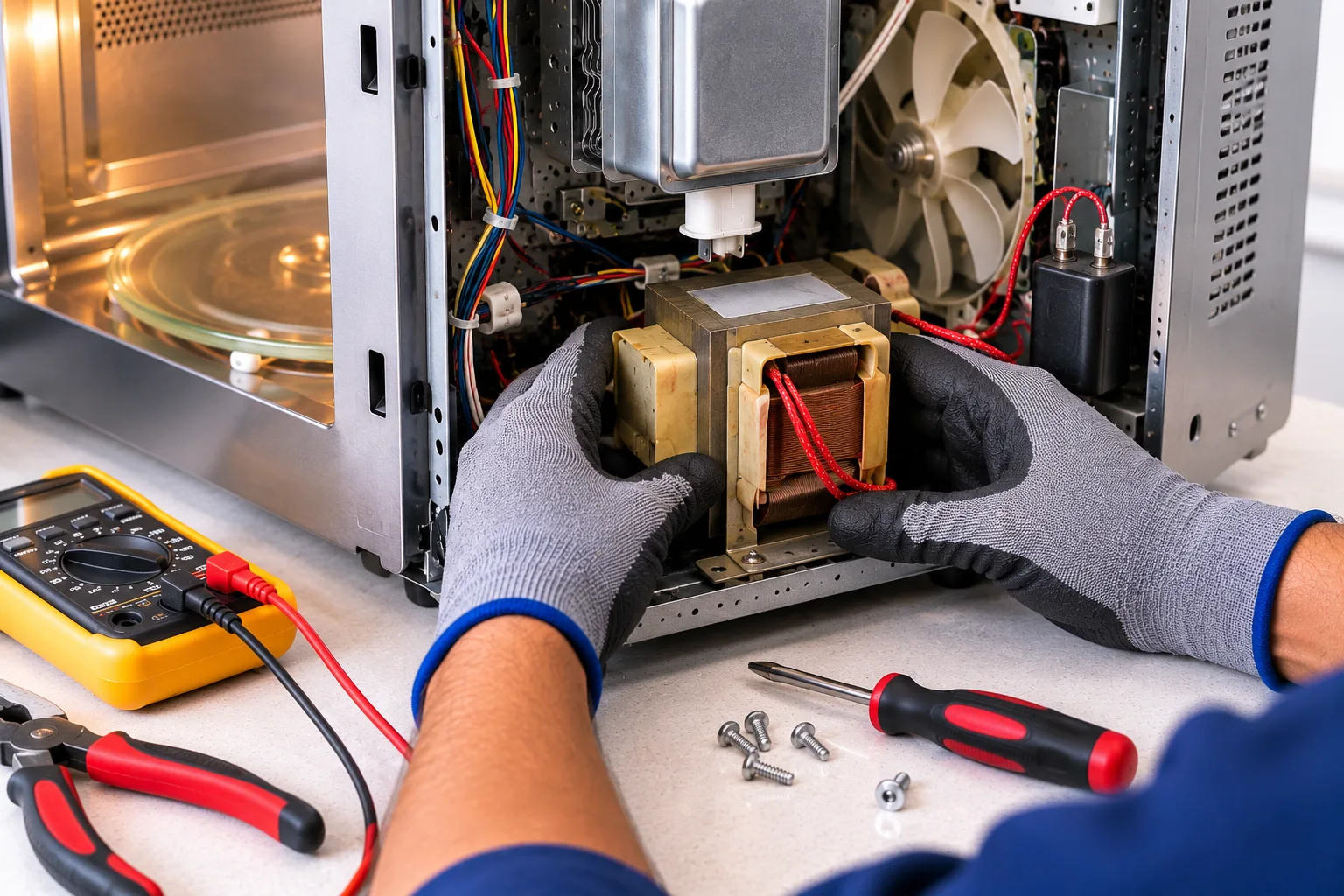Microwave High Voltage Transformer Repair - FX Recare