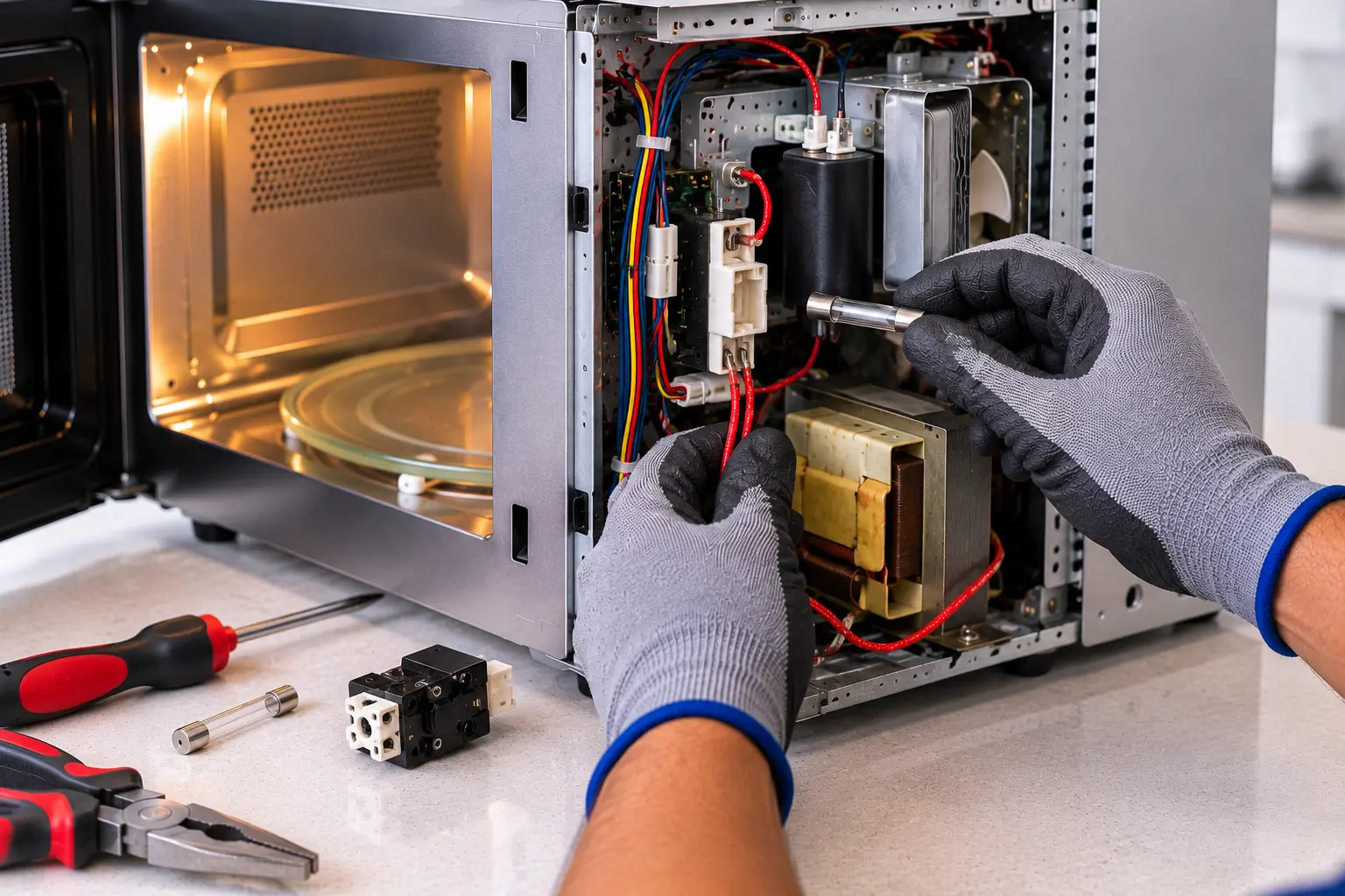 Microwave Fuse & Power Supply Repair - FX Recare